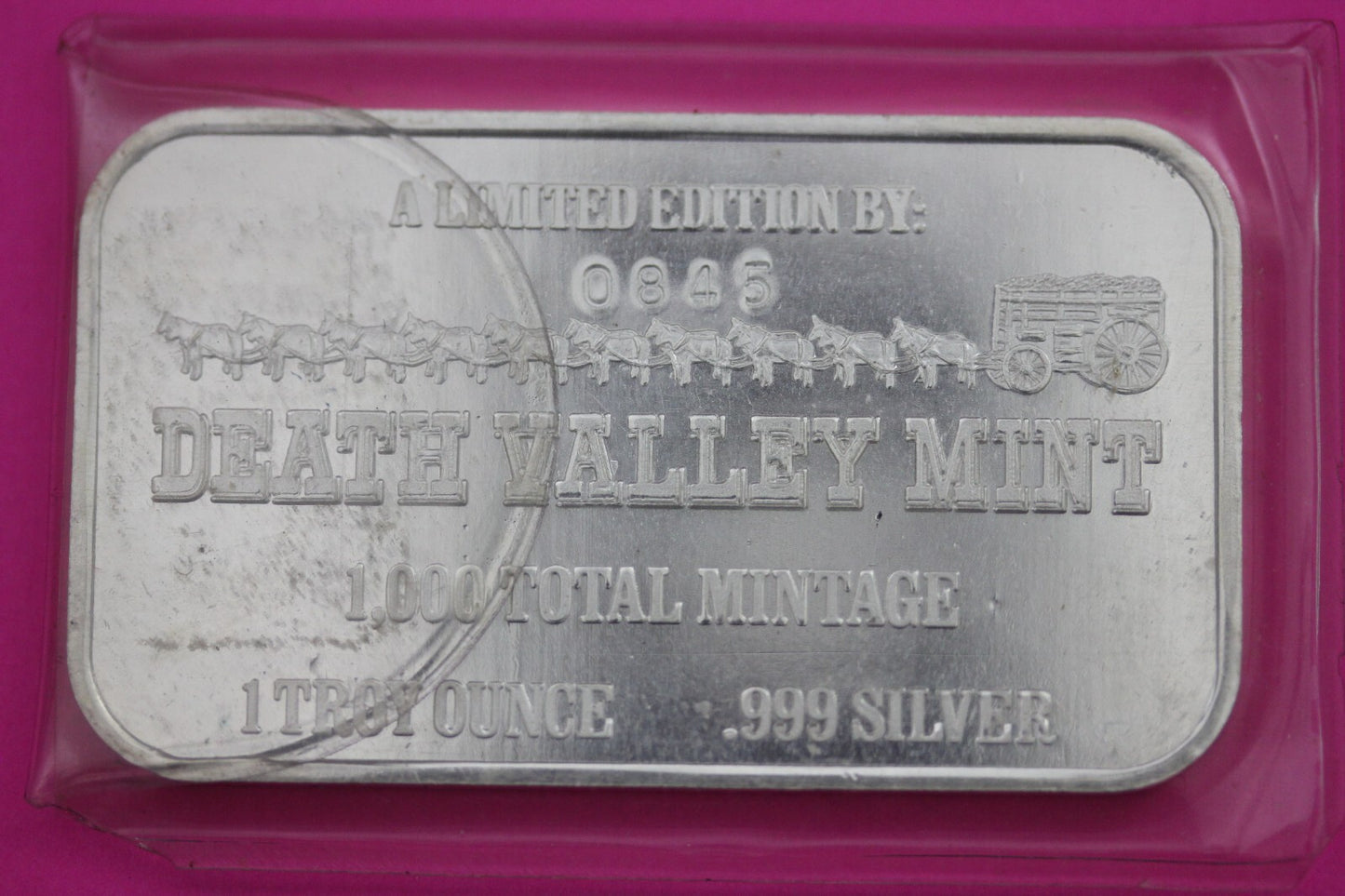 Rare 1975 America's Troubled Freeways Cars in a Sardine Can 1 oz Silver Bar 96N