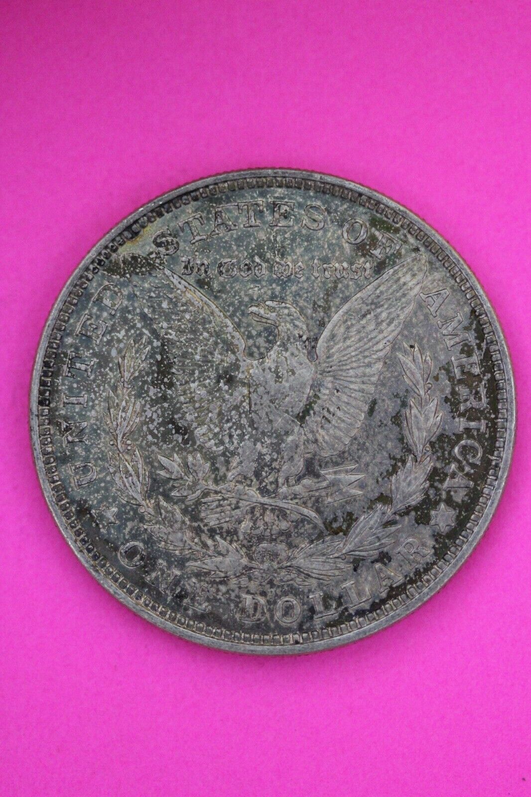 Toned High Grade 1921 D Morgan Liberty Silver Dollar Denver Mint Coin 310