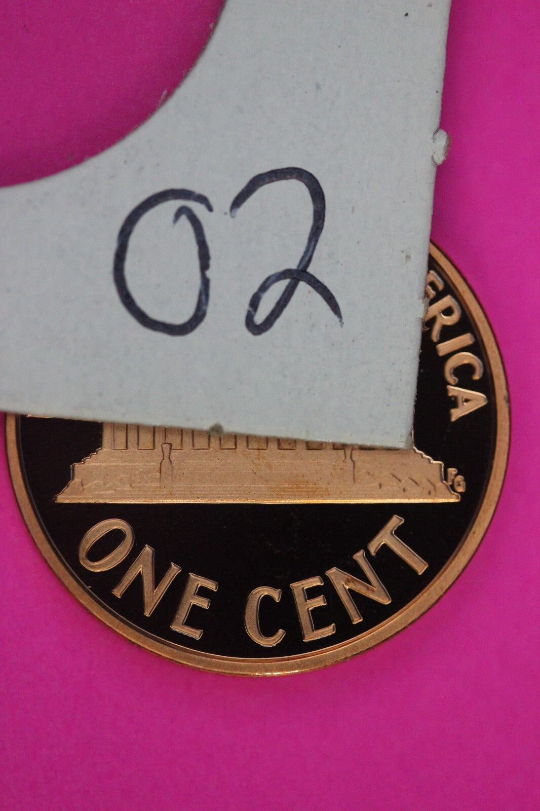 Gem Proof 2007 S Ultra Deep Cameo Lincoln Memorial Cent Same Coin In Pics TOM02