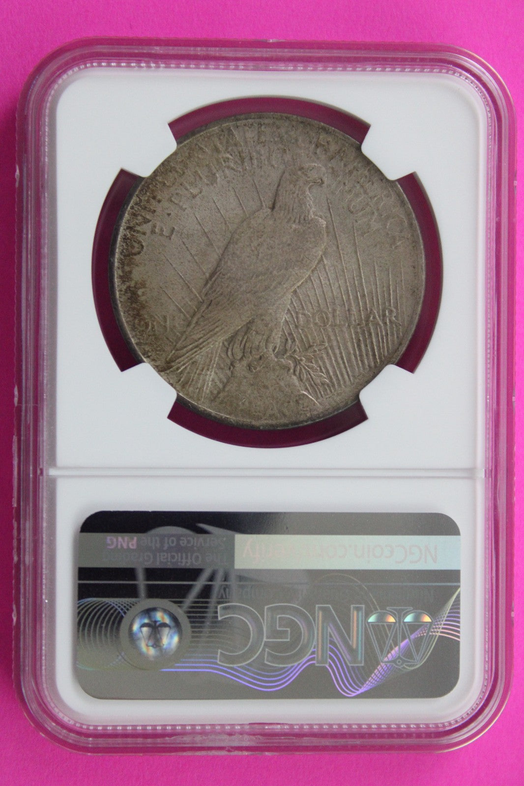 1922 P MS 64 Liberty Peace Silver Dollar NGC Certified Graded Authentic 715