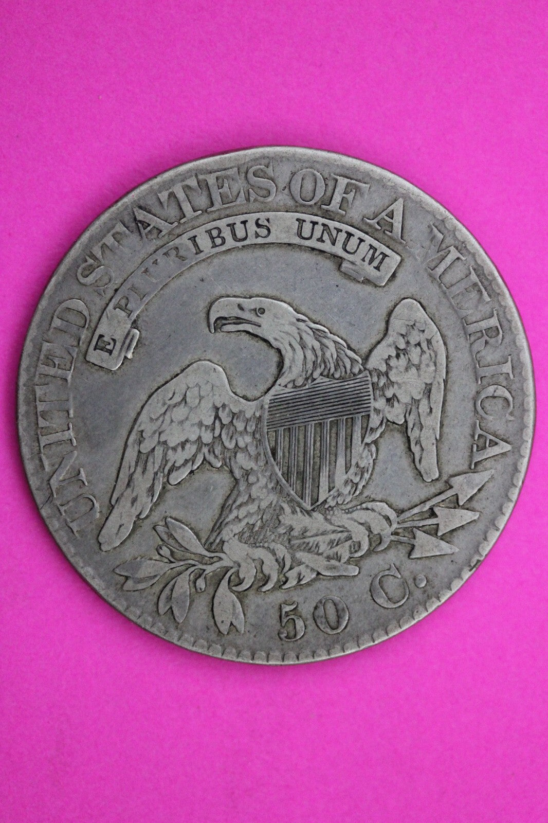 1824/4 Cap Bust Liberty Half Dollar Silver Rare Semi Key Date Coin 0394N