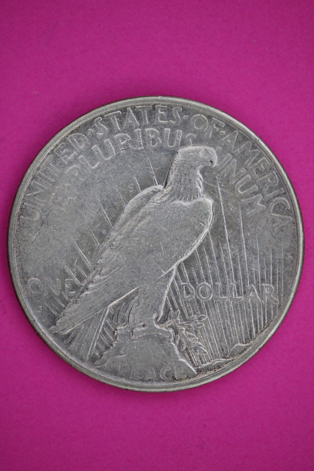 1927 S Peace Liberty Silver Dollar Guaranteed Authentic & Genuine Coin 2596