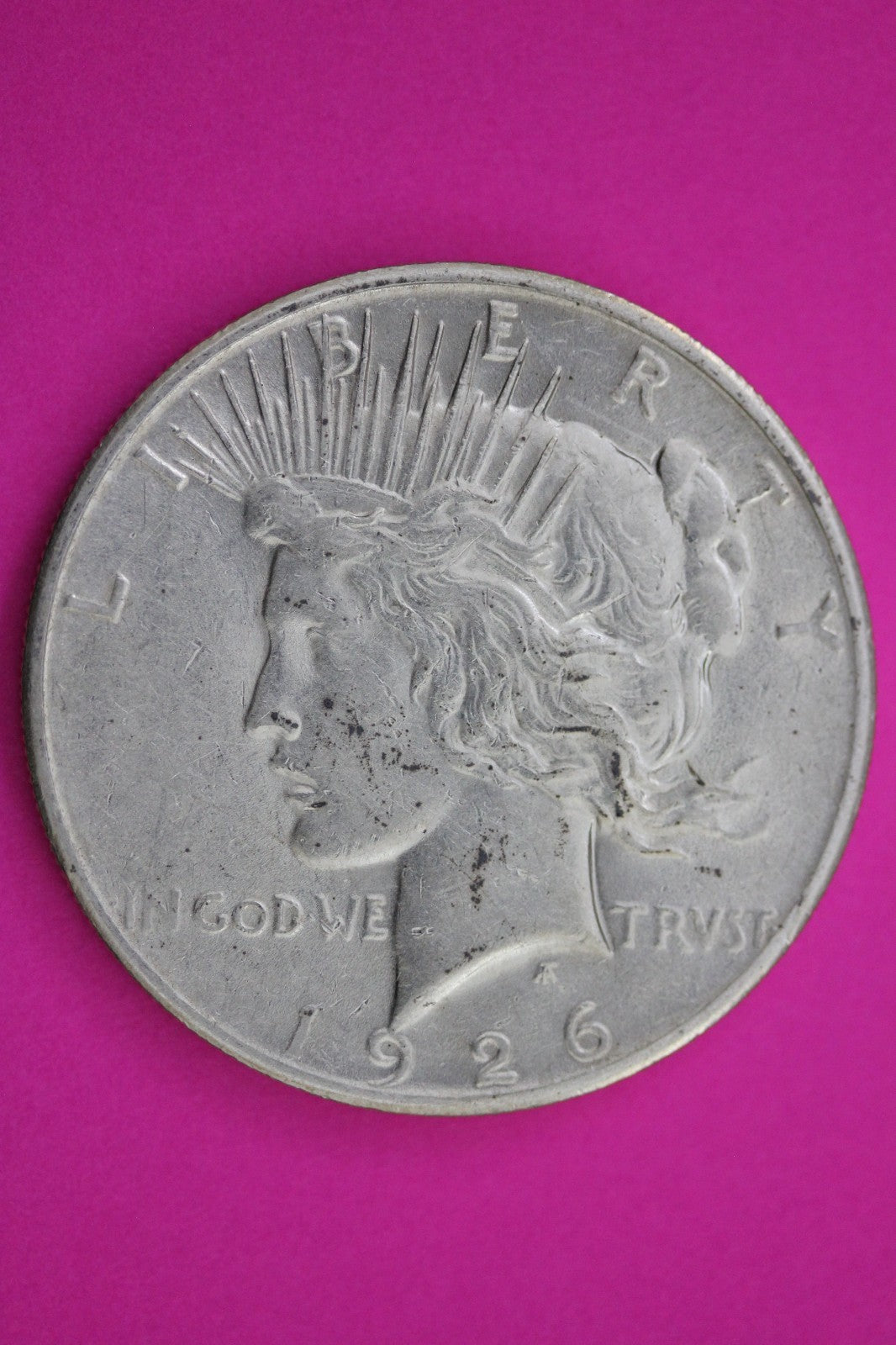 1926 P Peace Silver Dollar LIberty Coin Guaranteed Genuine American Seller 2036