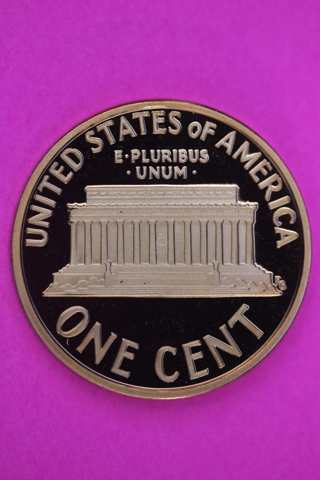 Gem Proof 2007 S Ultra Deep Cameo Lincoln Memorial Cent Same Coin In Pics TOM07