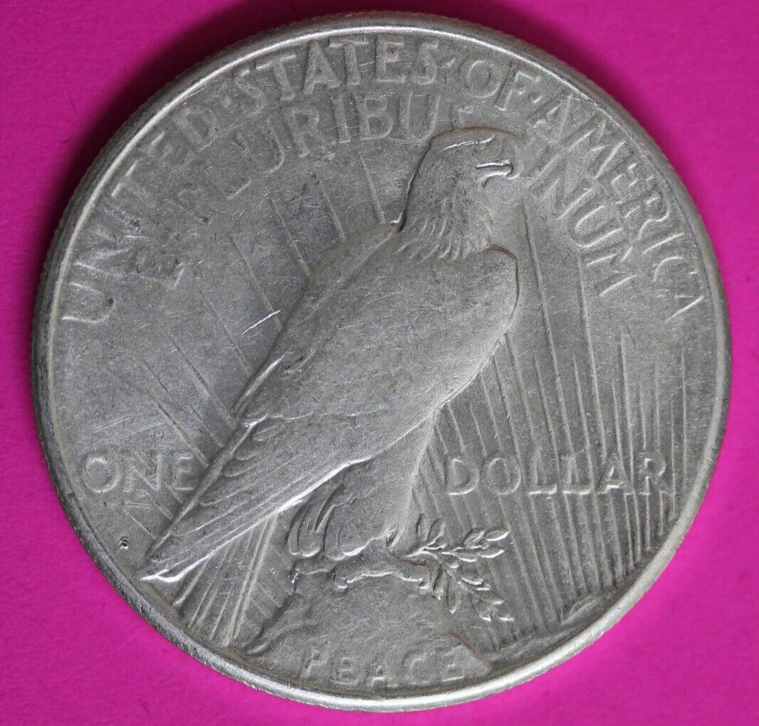 High Grade 1922 S Liberty Peace Silver Dollar San Francisco Mint Nice Luster 152