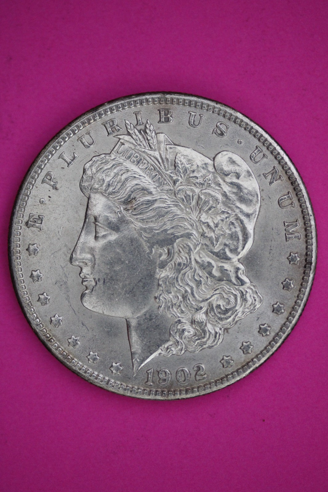 High Grade 1902 P Morgan Lady Liberty Rare Date Silver Dollar Authentic 2637