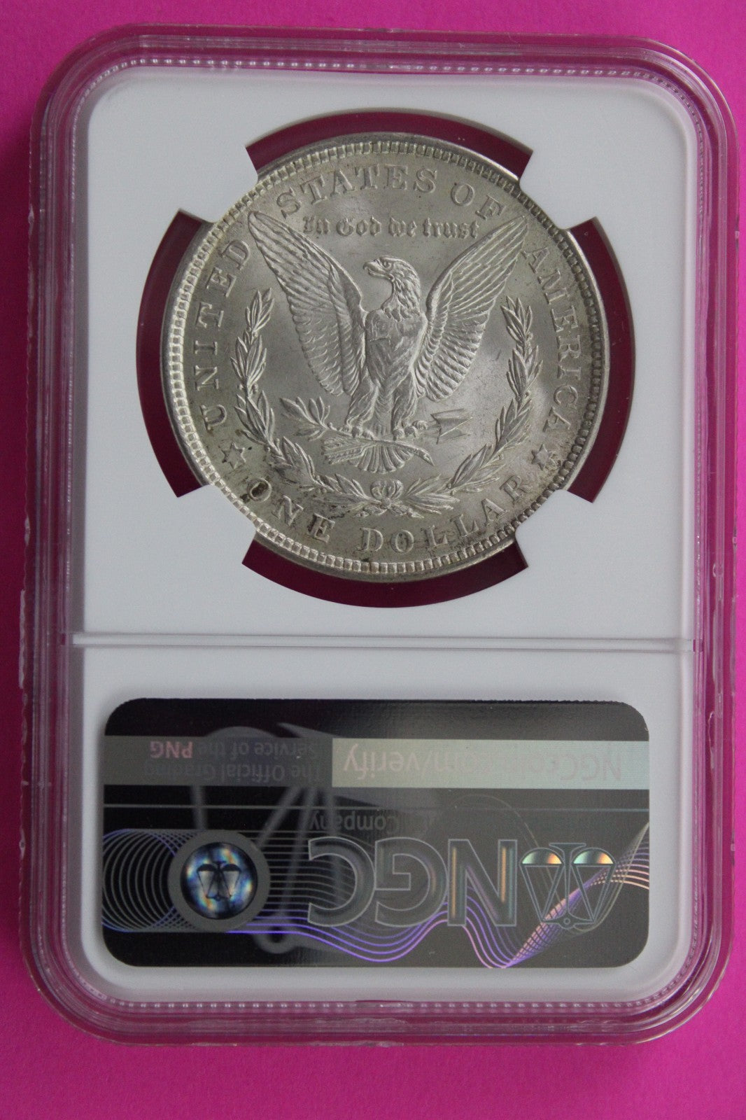 1921 P MS 63 Liberty Morgan Silver Dollar NGC Certified Graded Authentic 877