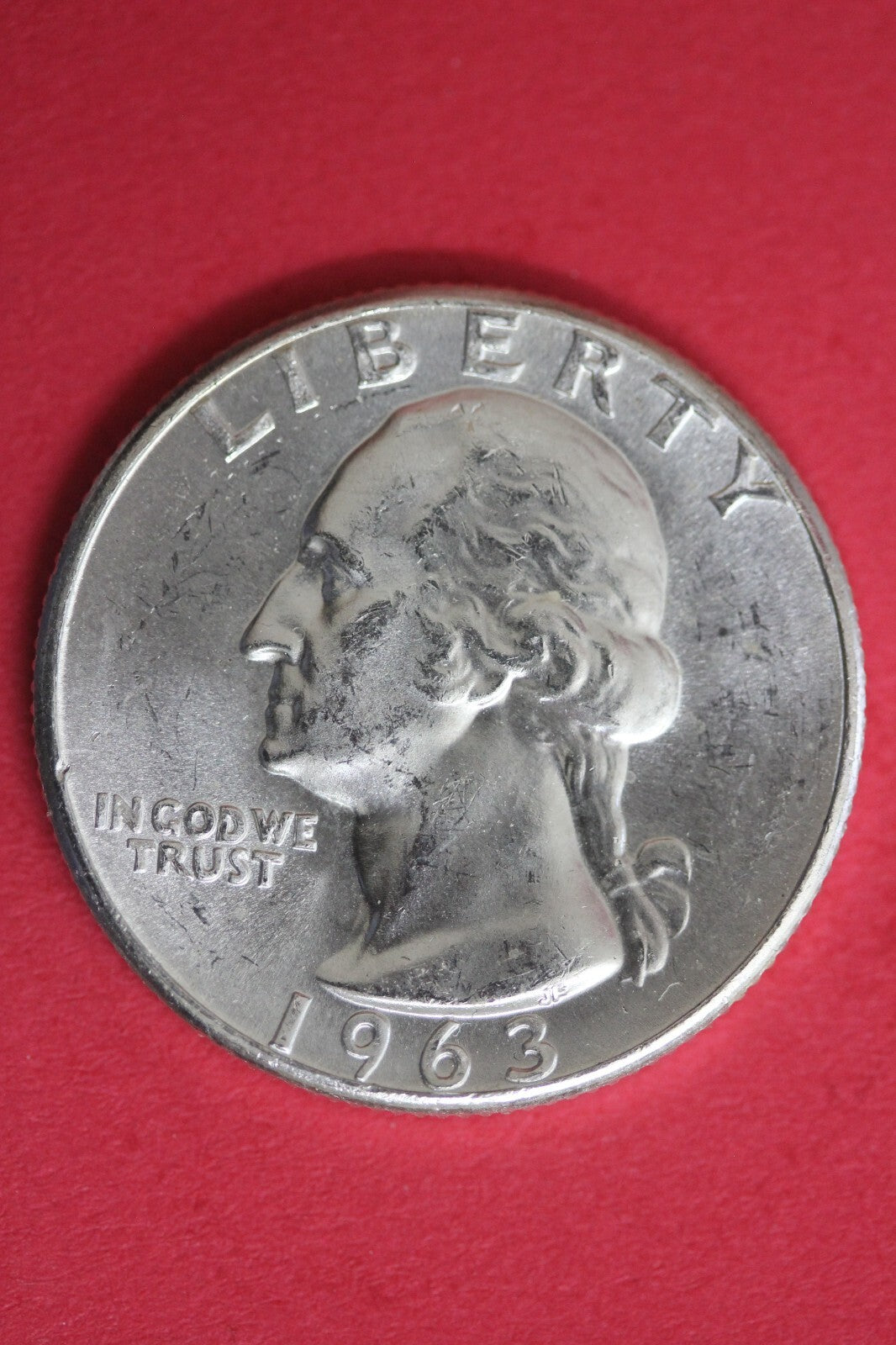 1963 Uncirculated Type B Reverse George Washington Quarter Exact Coin OCE 143