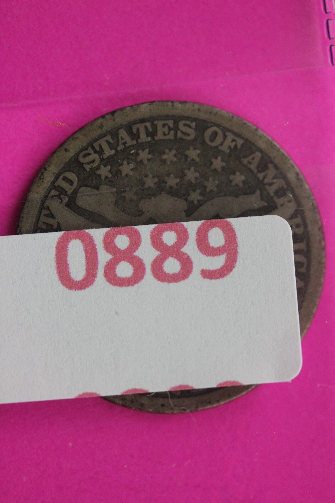 1892 S Barber Liberty Silver Quarter Scarce Guaranteed Authentic Rare Coin 0889