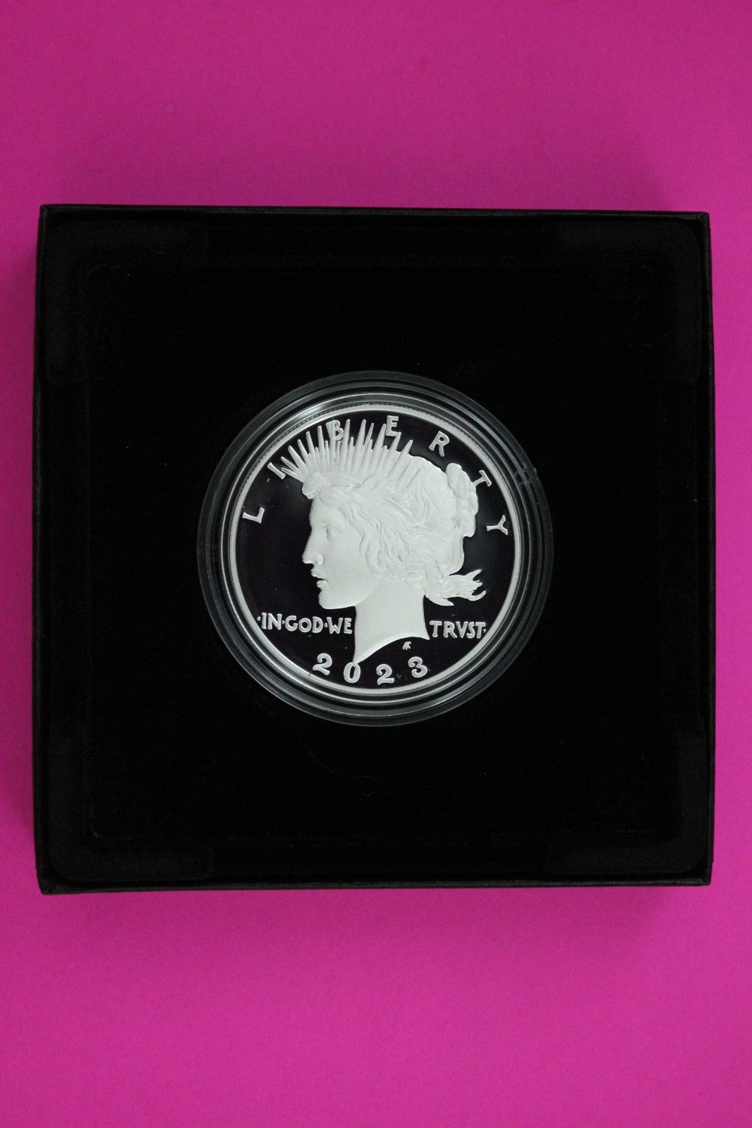 Gem Deep Cameo Proof 2023 S Peace Silver Dollar 999 Fine Mint Box & COA 6035