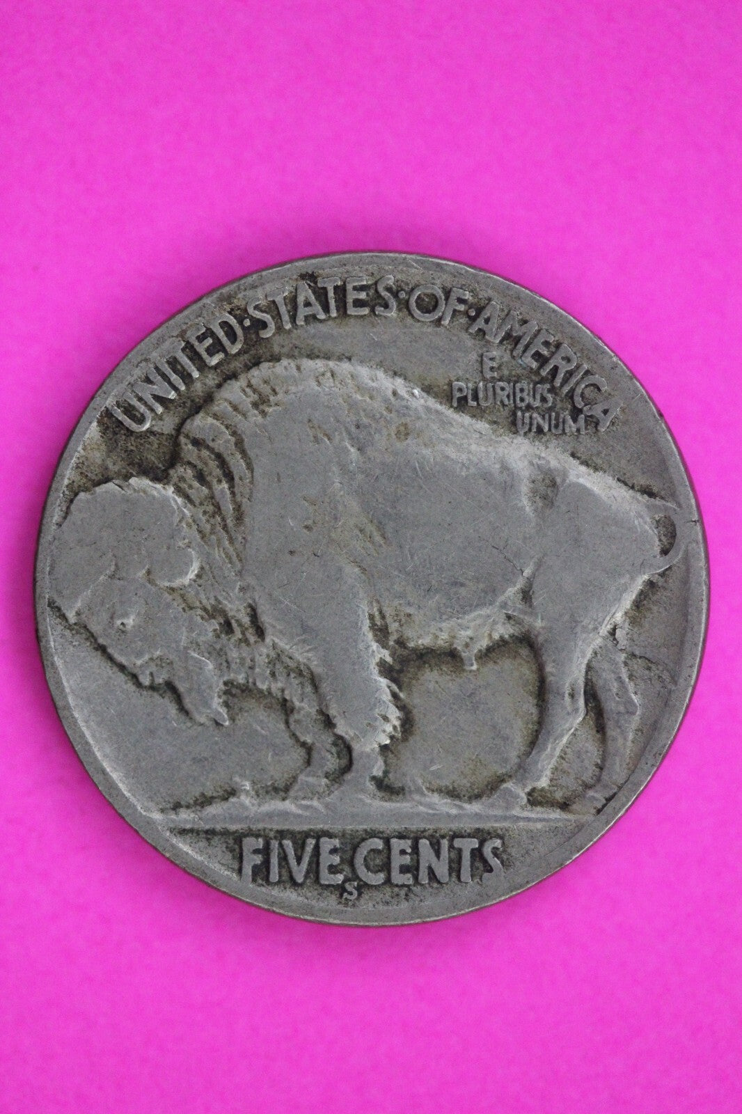 1924 S Buffalo Nickel Coin Guaranteed Authentic Genuine Coin Free Shipping 1522
