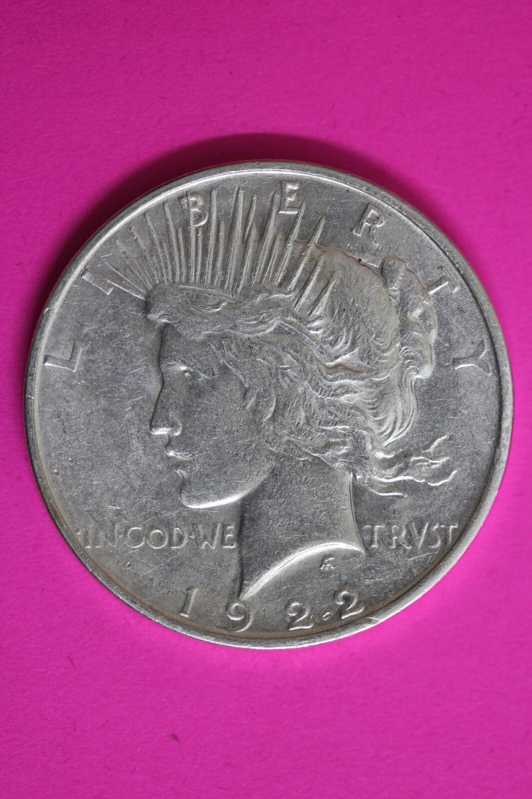 High Grade 1922 P Liberty Peace Silver Dollar Philadelphia Mint Nice Luster 151