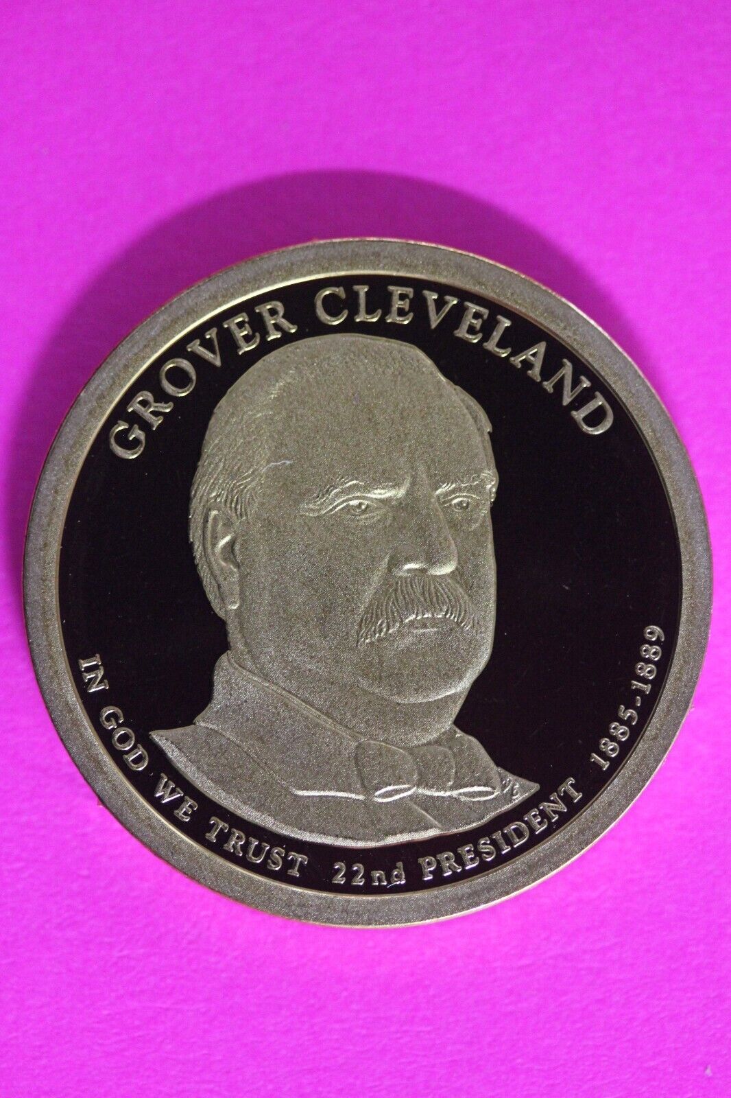 Proof 2012 S Grover Cleveland 1 Presidential Dollar DCAM Exact Coin Shown TOM 11