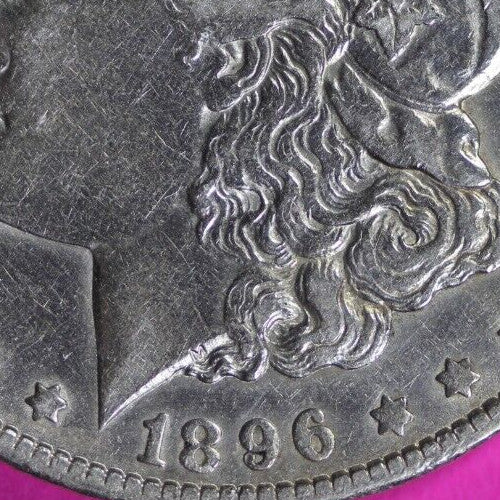 High Grade 1896 O Morgan Liberty Silver Dollar Key Date Coin New Orleans 86