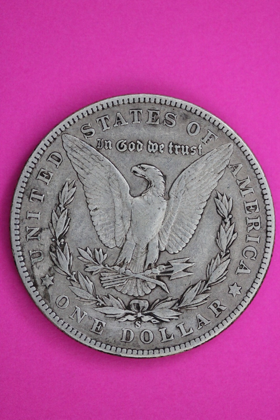 1904 S Morgan Liberty Silver Dollar San Francisco Scarce Semi Key Date Coin 154