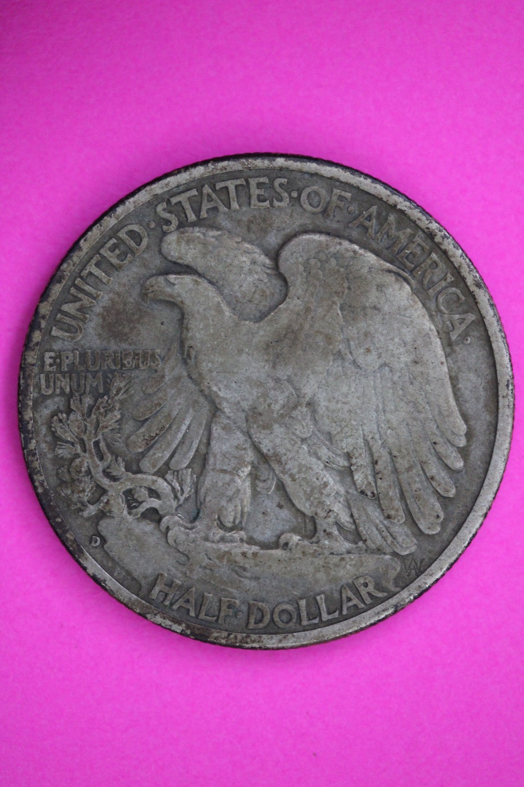 1938 D Walking Liberty Half Dollar Guaranteed Authentic & Genuine Coin 2977