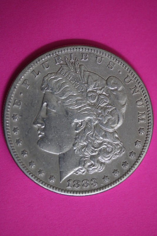 1883 S Morgan Liberty Silver Dollar Semi Key Date Coin San Francisco Mint 141