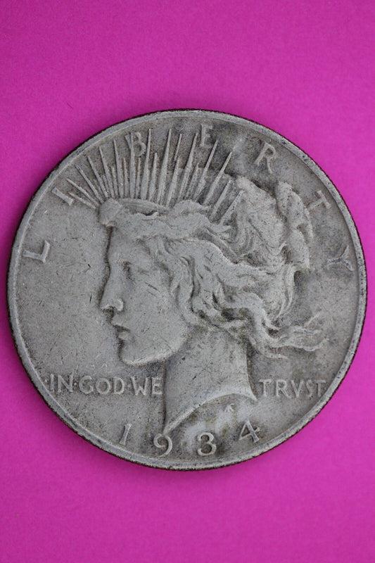 1934 S Liberty Peace Silver Dollar Rare Key Date Coin Guaranteed Authentic 0554N
