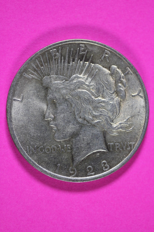 Rev Laminations 1923 P Liberty Peace Silver Dollar Philadelphia Mint Coin 248