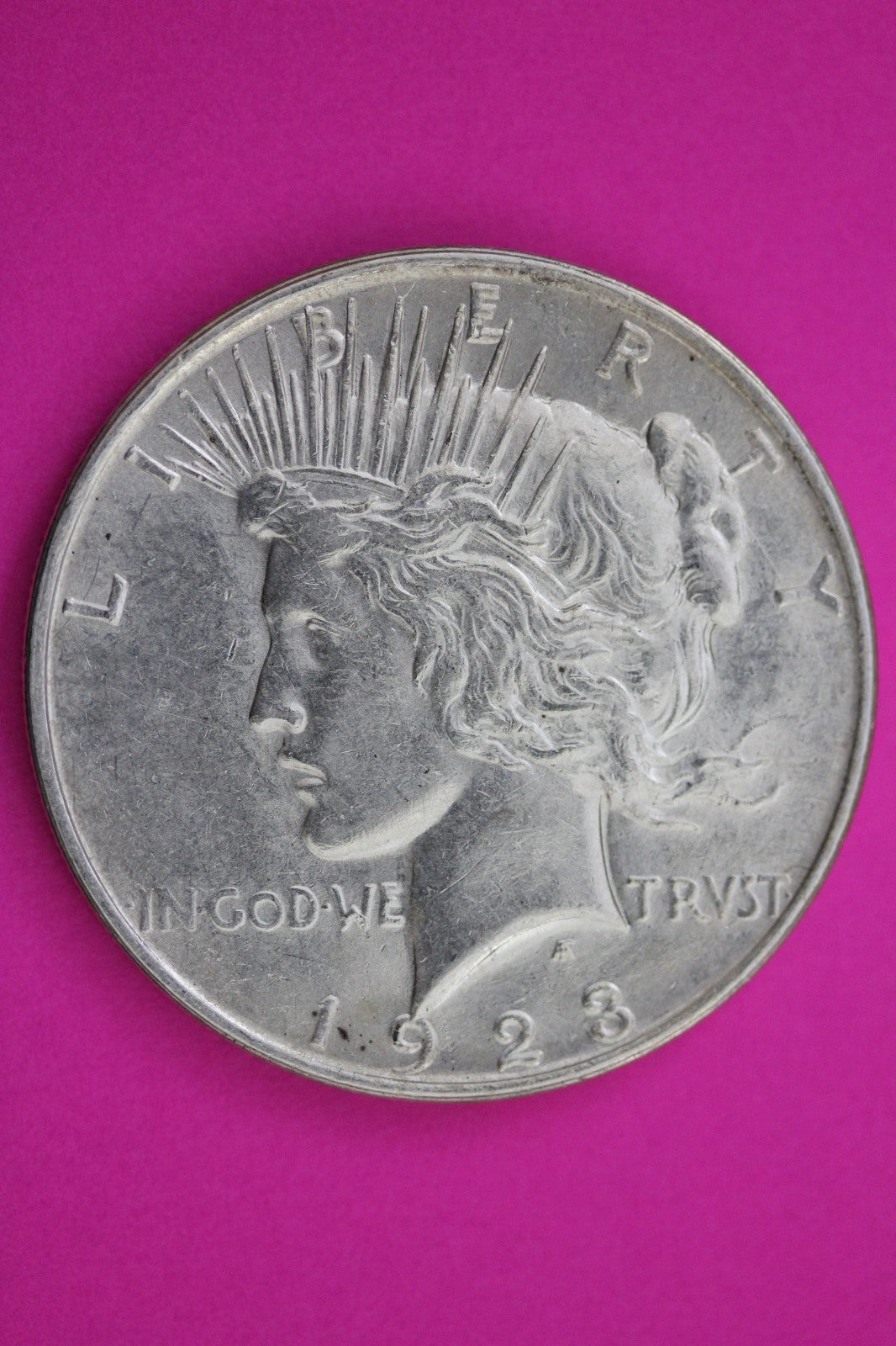 1923 D Peace Silver Dollar LIberty Coin Guaranteed Genuine American Seller 2021