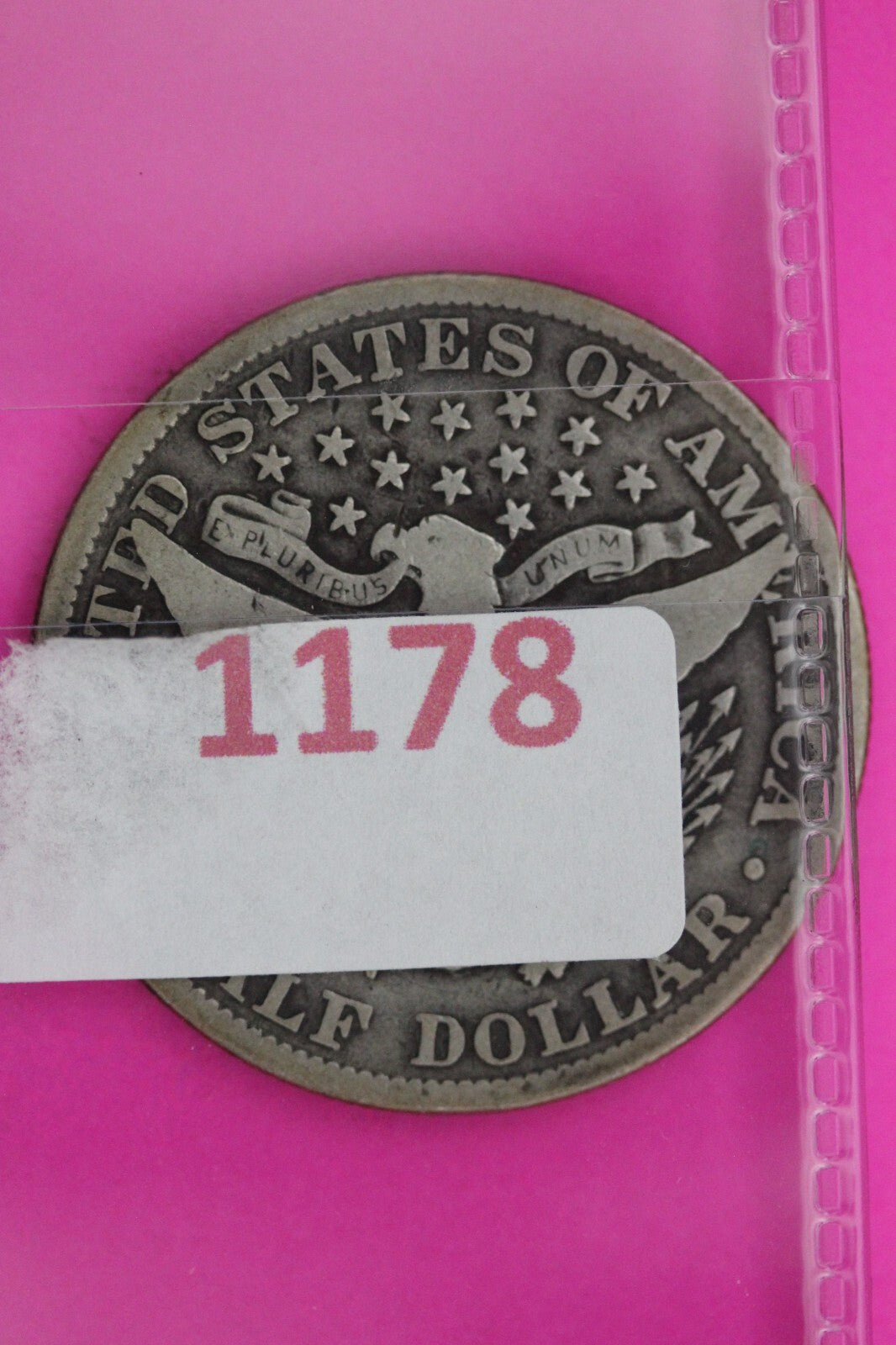 1905 P Barber Liberty Half Dollar Silver Coin Guaranteed Authentic Genuine 1178