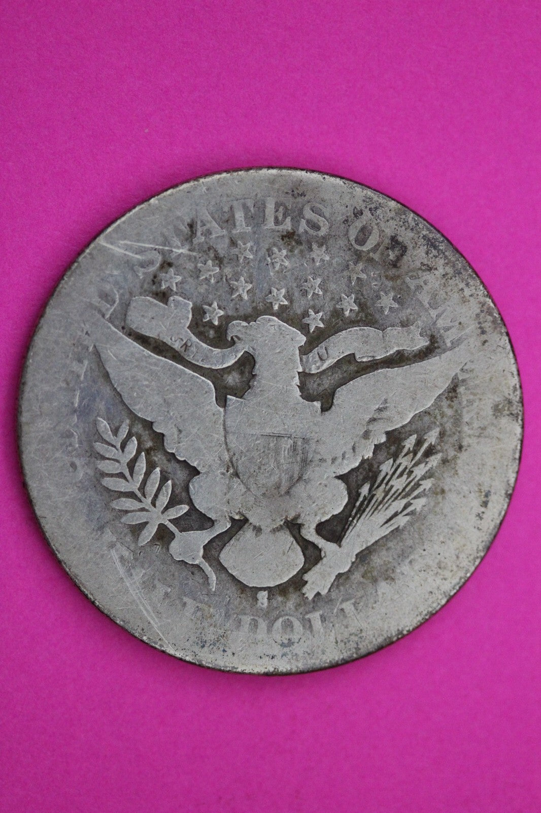 1897 S Barber Liberty Silver Half Dollar Guaranteed Authentic Key Date Coin 267N
