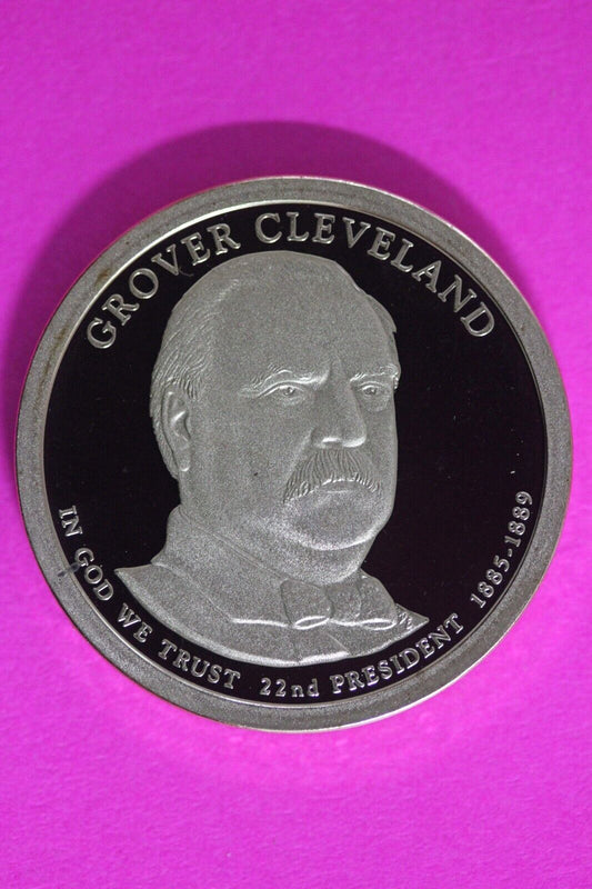 Proof 2012 S Grover Cleveland 1 Presidential Dollar DCAM Exact Coin Shown TOM 03