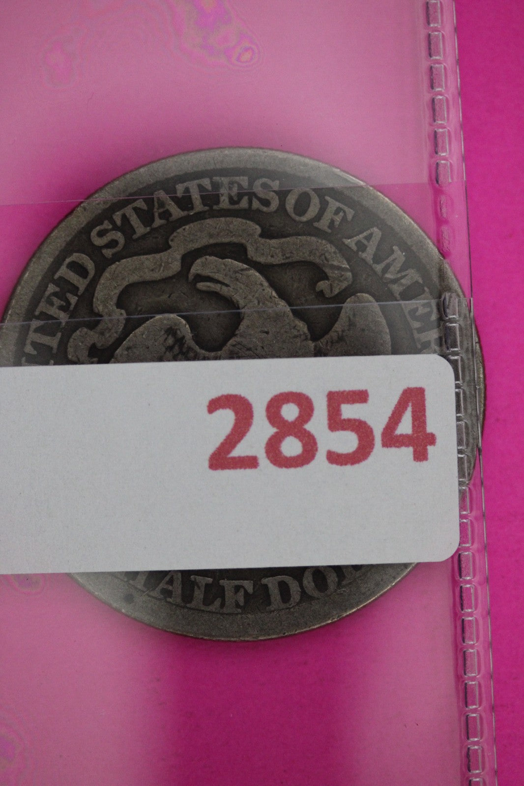 1877 P Seated Liberty Silver Half Dollar Guaranteed Authentic Genuine Coin 2854