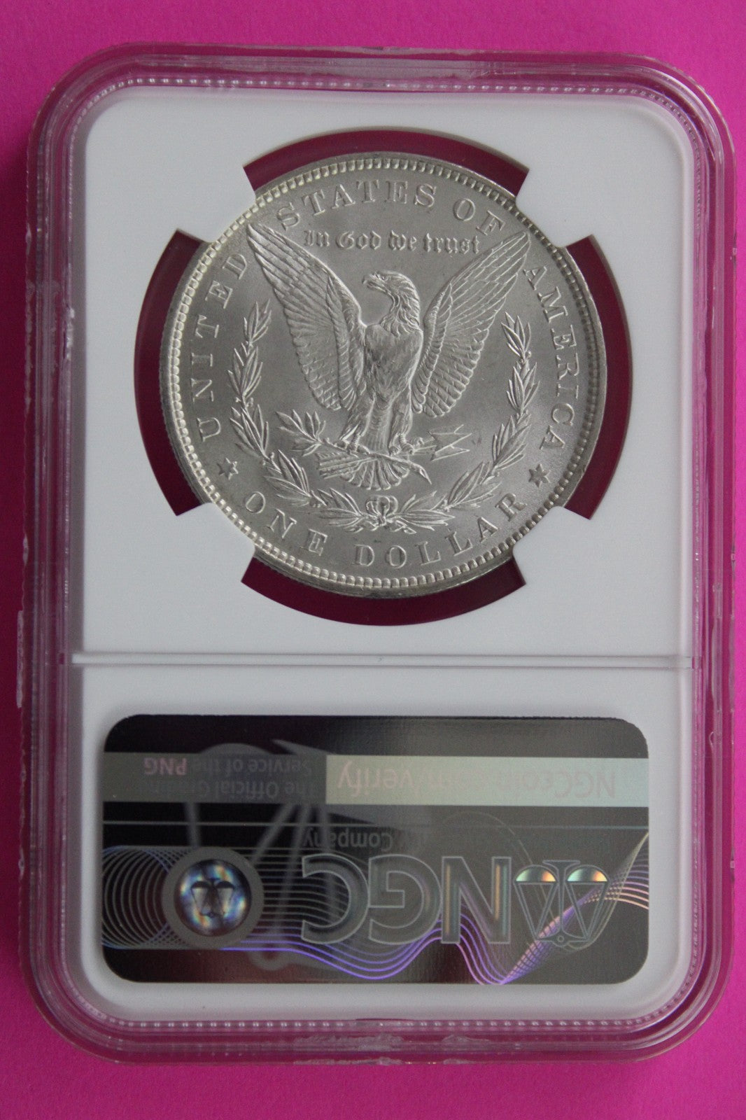 1896 P MS 63 Liberty Morgan Silver Dollar NGC Certified Graded Authentic 831