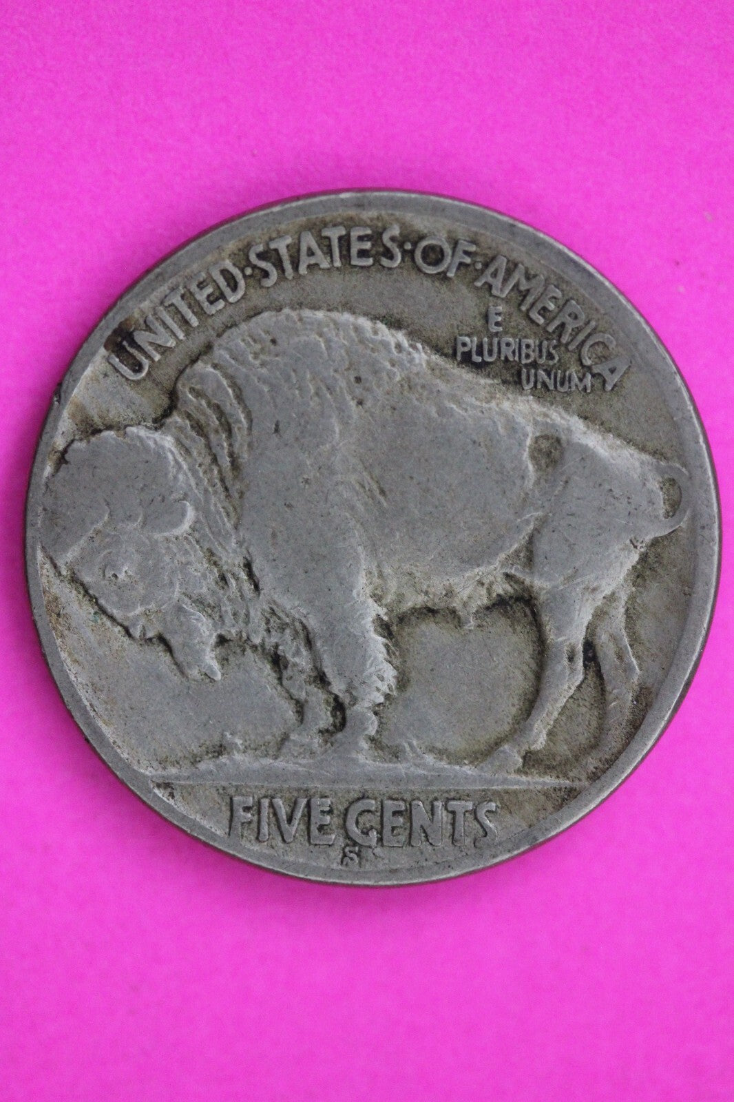 1920 S Buffalo Nickel Semi Key Date Coin Guaranteed Authentic & Genuine 0741N