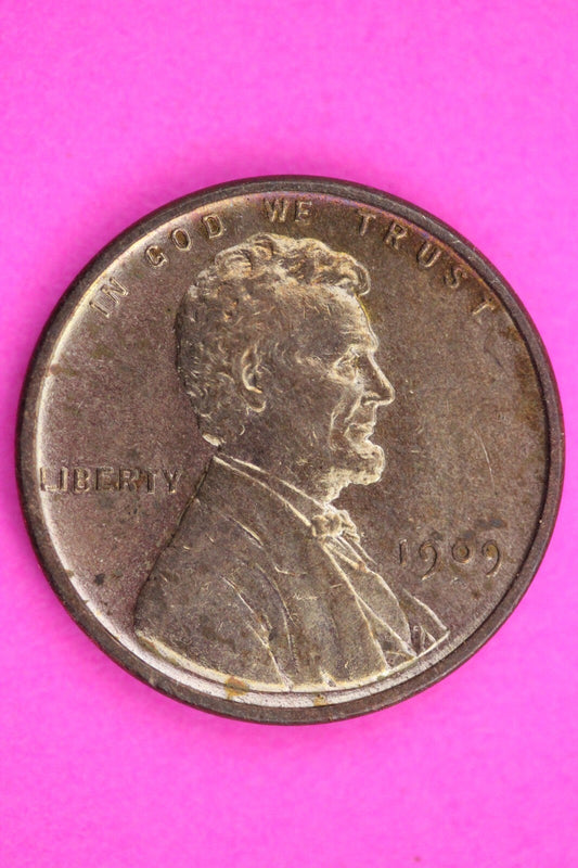 High Grade 1909 P VDB Red Abraham  Lincoln Wheat Cent Rare Key Date Coin 01