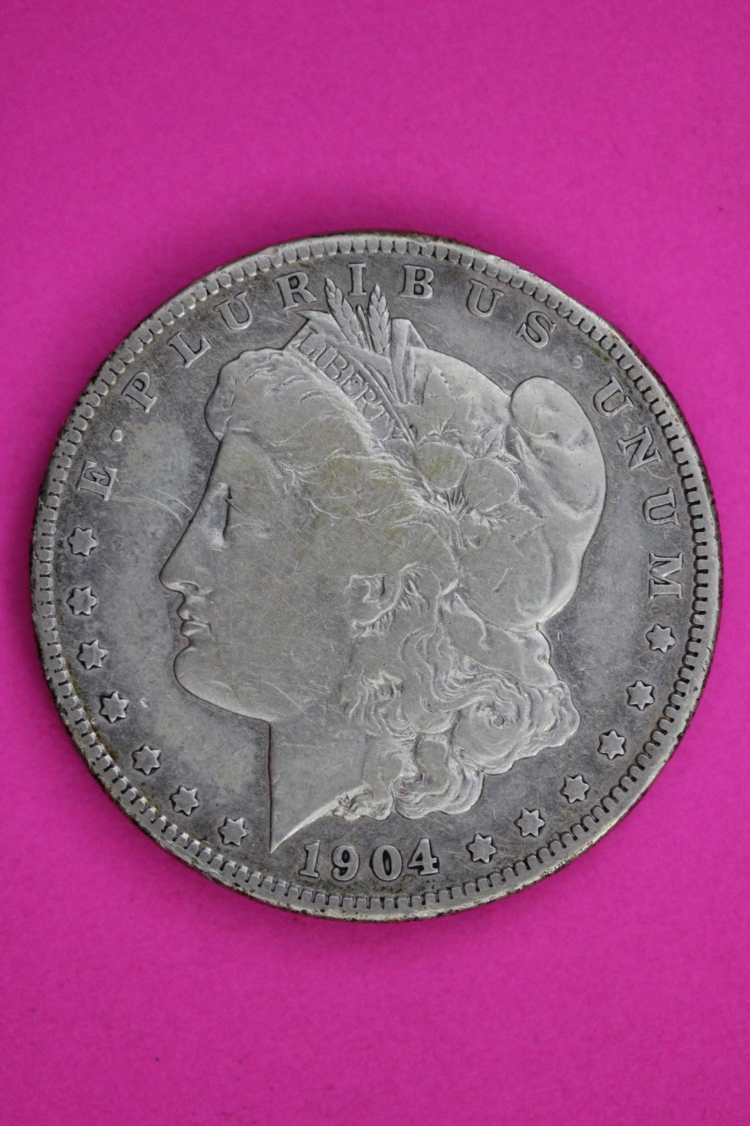 1904 S Morgan Lady Liberty Silver Dollar Guaranteed Authentic & Genuine 1752