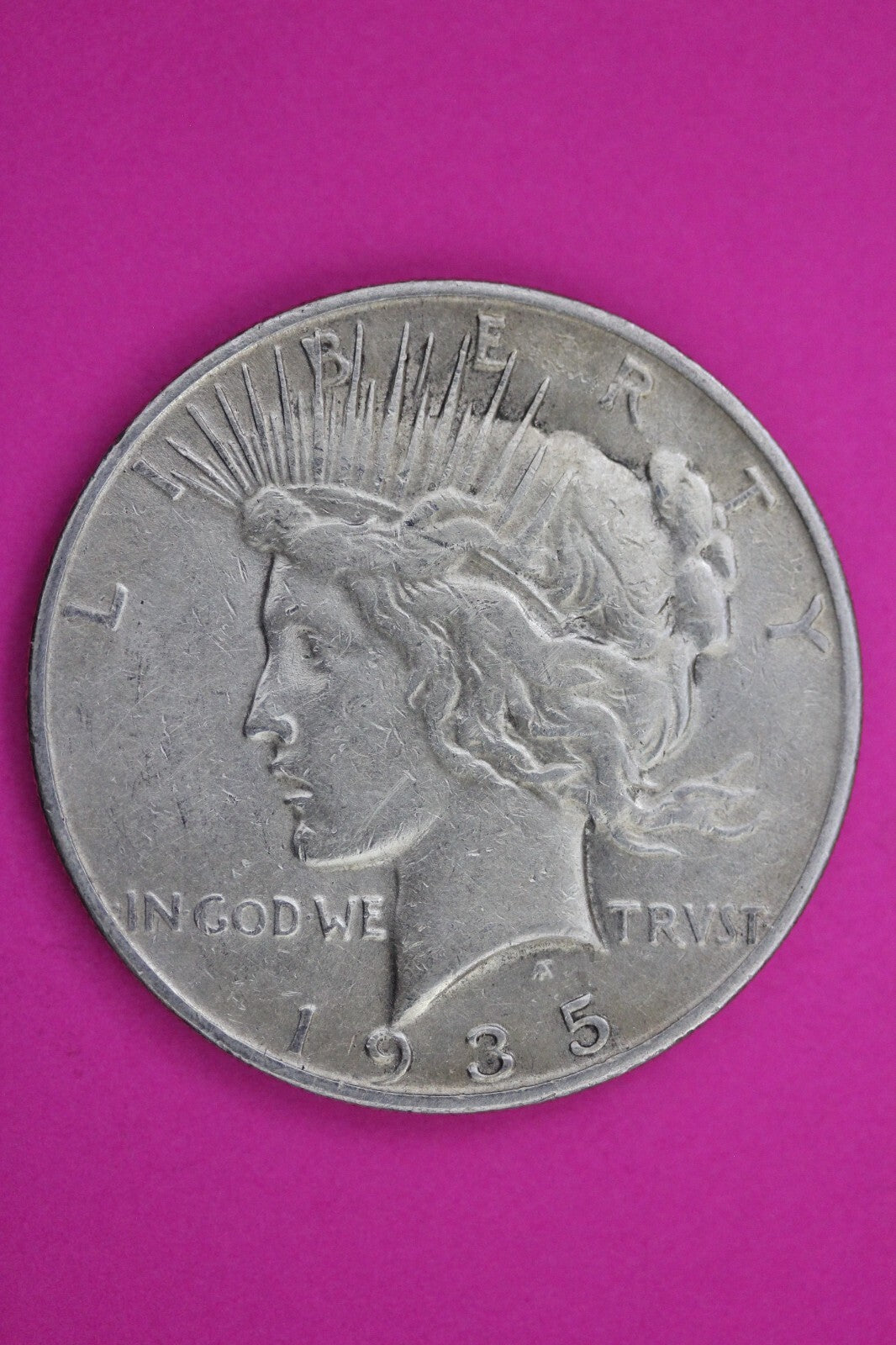 High Grade 1935 S Liberty Peace Silver Dollar San Francisco Mint Nice Luster 220