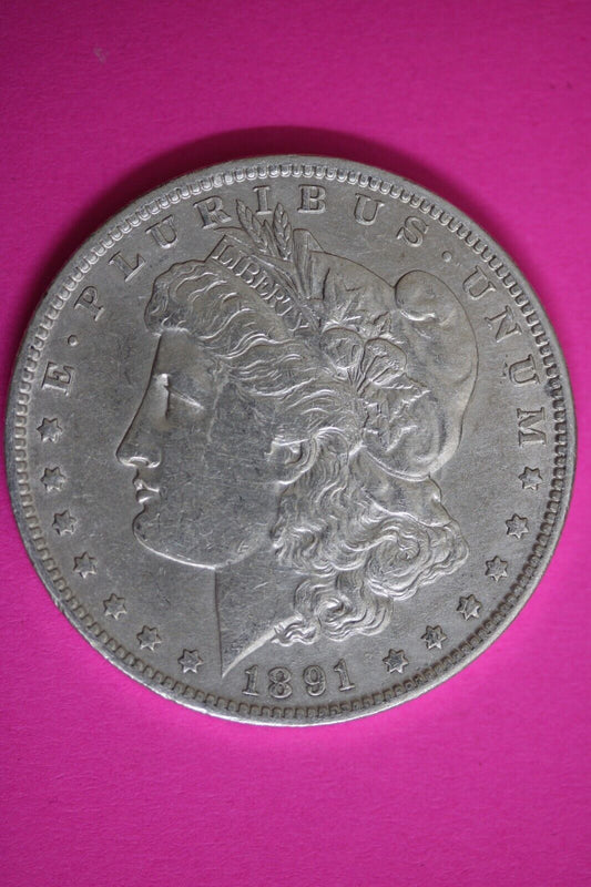 High Grade 1891 O Morgan Liberty Silver Dollar Scarce Semi Key Date Coin 300