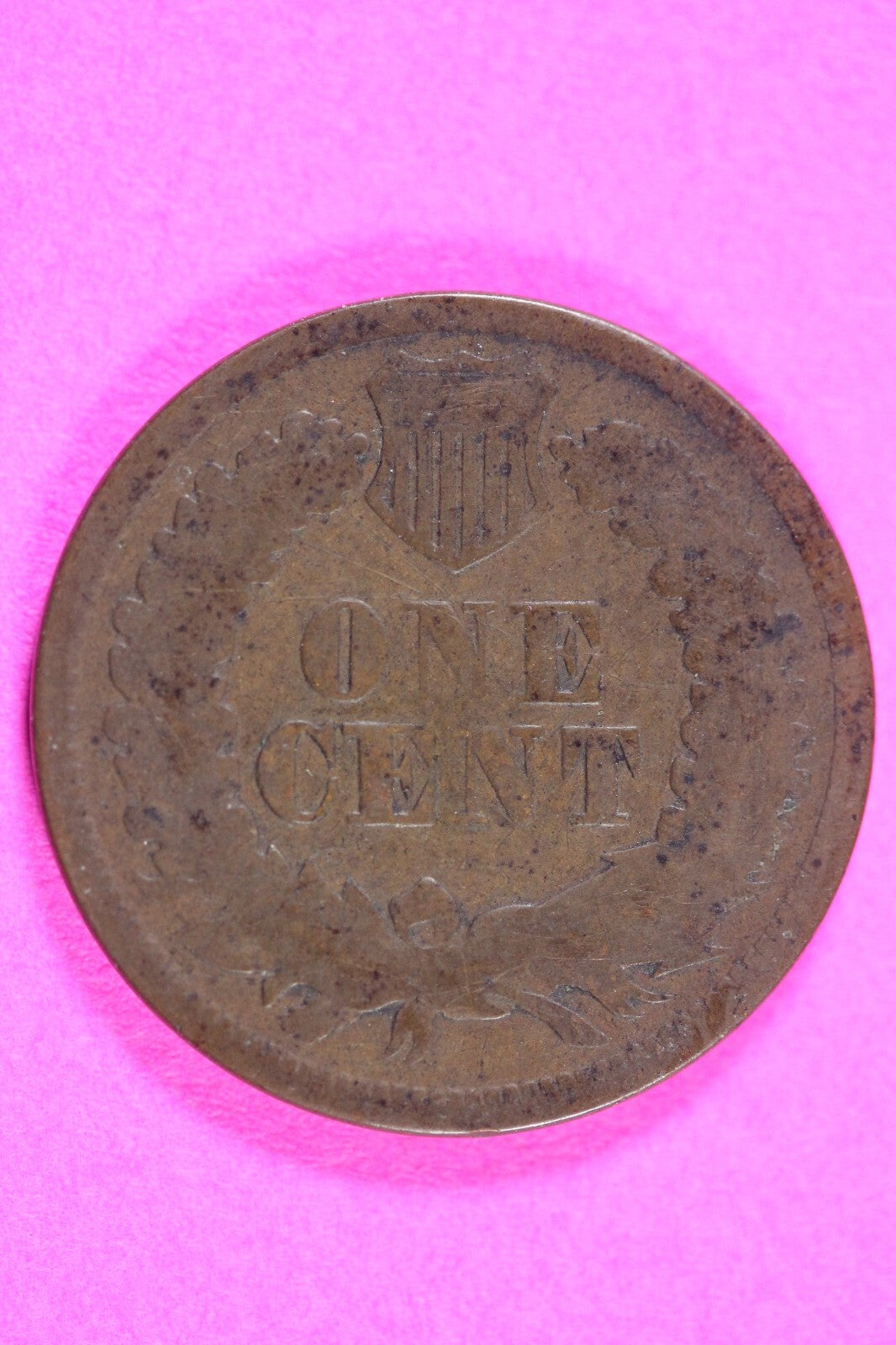 1864 Bronze Indian Head Cent Penny Rare Early Type Coin Exact Coin Pictured 211