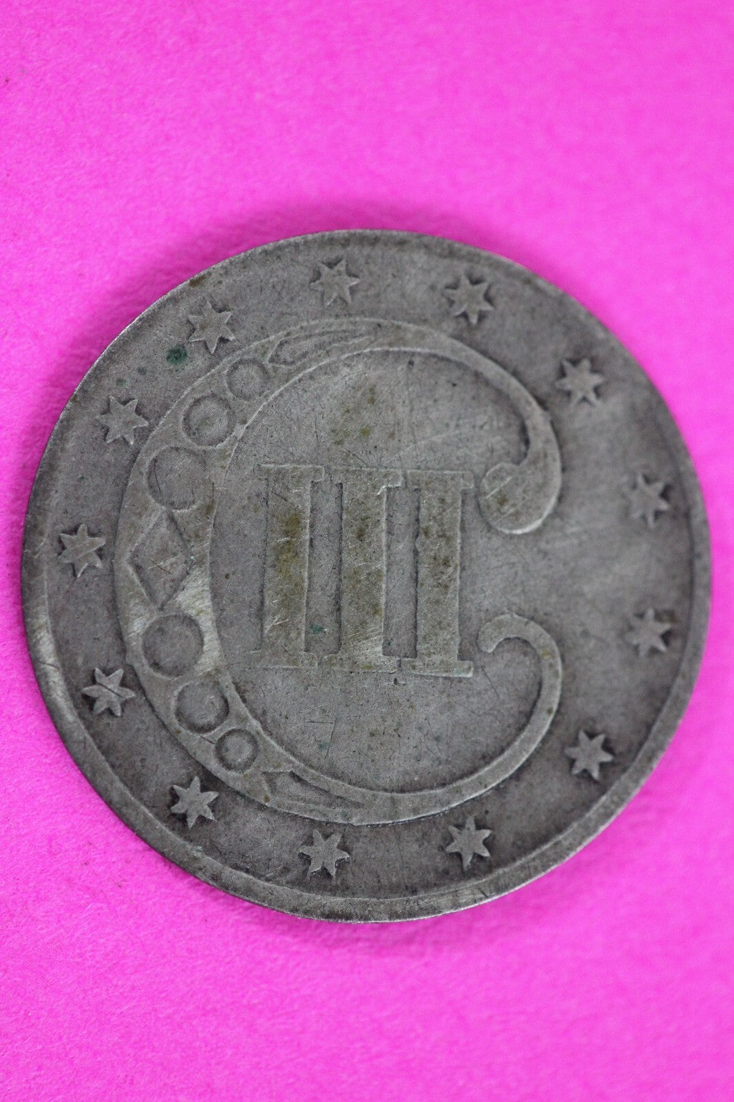 1853 Trime 3 Three Cent Silver Dime Exact Coin Shown In Pics Semi Key Date 70