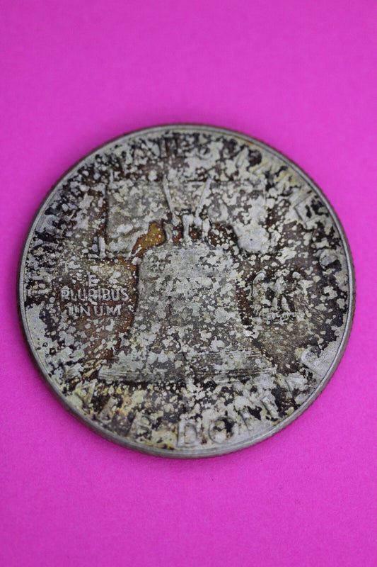 High Grade Toned 1955 P Ben Franklin Silver Half Dollar Exact Coin Shown 13