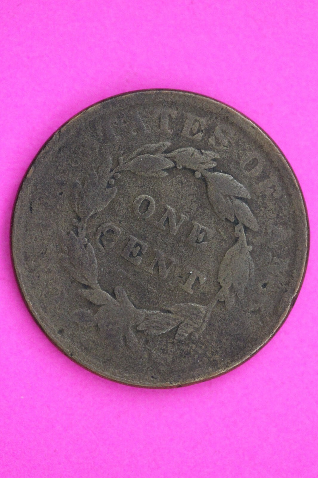 Dateless Large Cent Braided Hair Liberty Exact Rare Early Type Coin Shown 1332