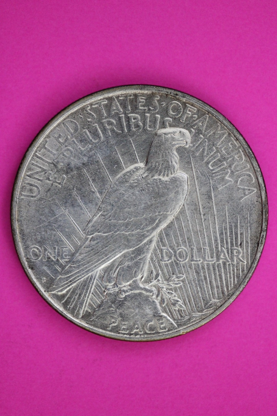 1927 D Peace Lady Liberty Semi Key Date Silver Dollar Guaranteed Authentic 1781