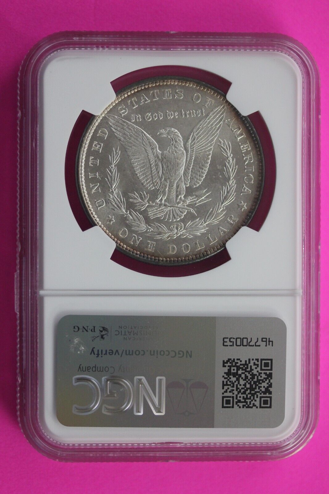 1879 P MS 63 Liberty Morgan Silver Dollar NGC Certified Slab Free Shipping 683