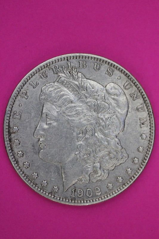 High Grade 1902 P Morgan Liberty Silver Dollar Scarce Semi Key Date Coin 50