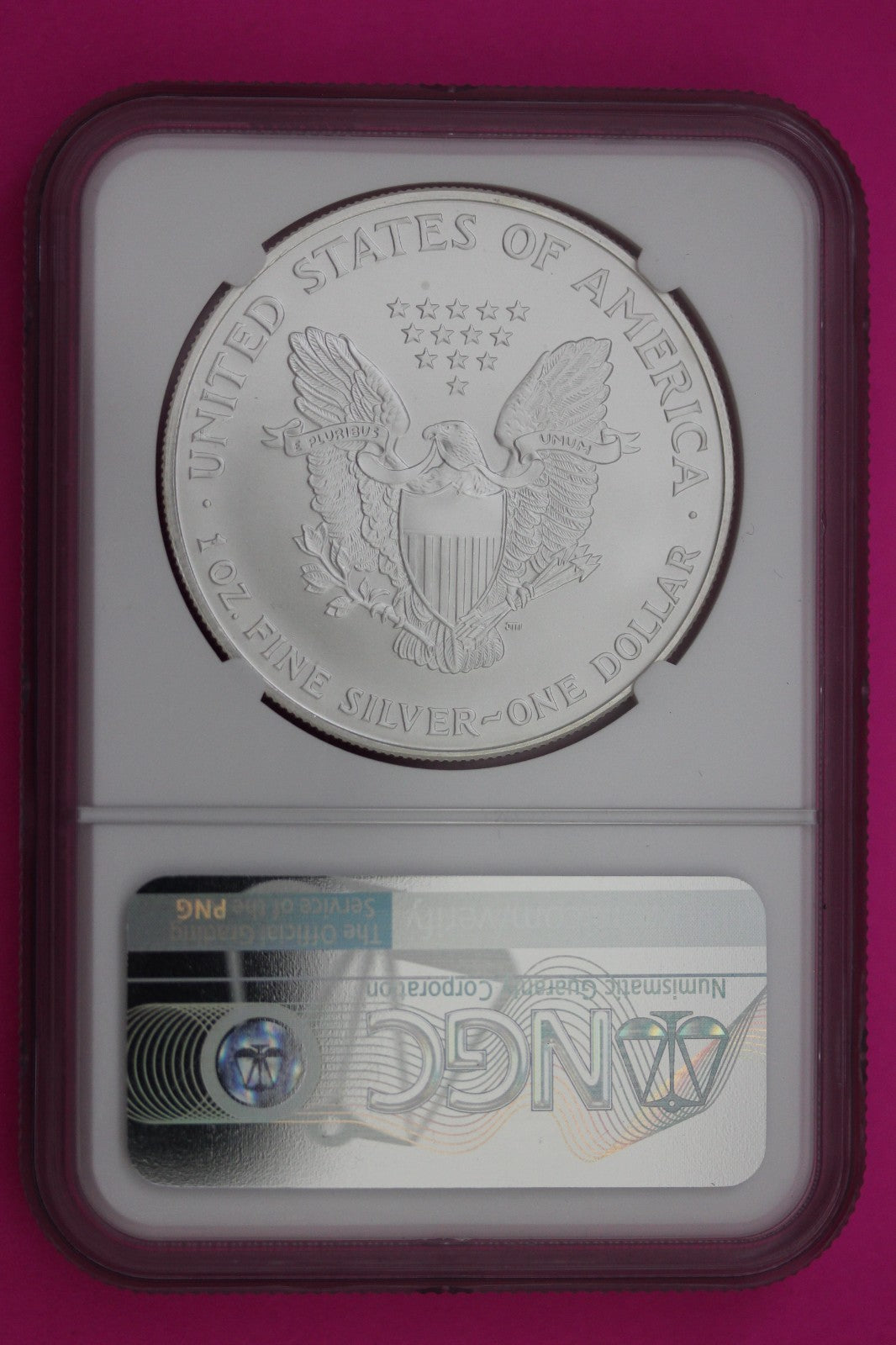 1997 MS 69 Silver Eagle 1 OZ .999 Silver NGC Certified Graded Authentic 242