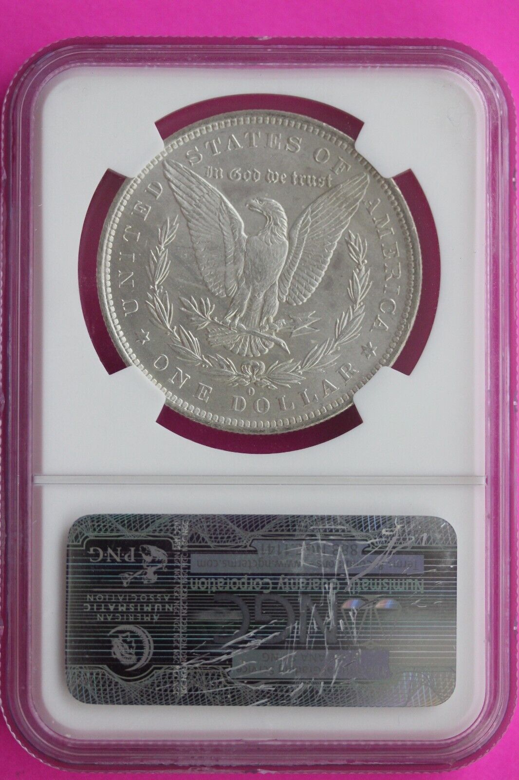1883 O MS 65 Liberty Morgan Silver Dollar PCGS Certified Authentic Slab 867