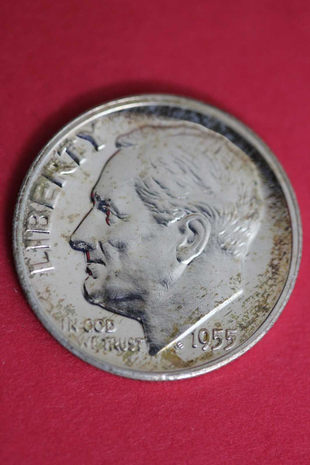 1955 Silver Proof Roosevelt Dime Exact Coin Shown  38