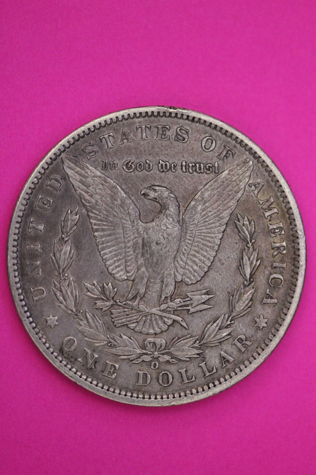 Toned 1891 O Morgan Silver Dollar Liberty Rare Key Date Coin New Orleans 355