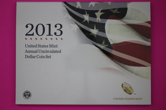 Gem 2013 Brilliant Uncirculated 6 Dollars U.S. Mint Set Silver Eagle COA 9065