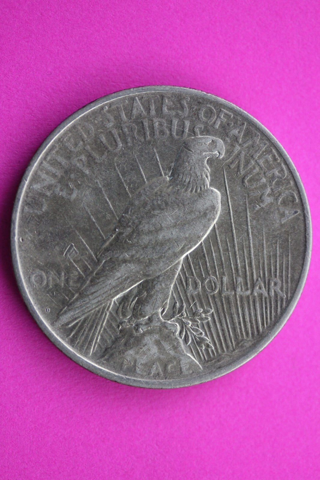 High Grade 1926 D Peace Silver Dollar LIberty Coin Guaranteed Authentic 0363N