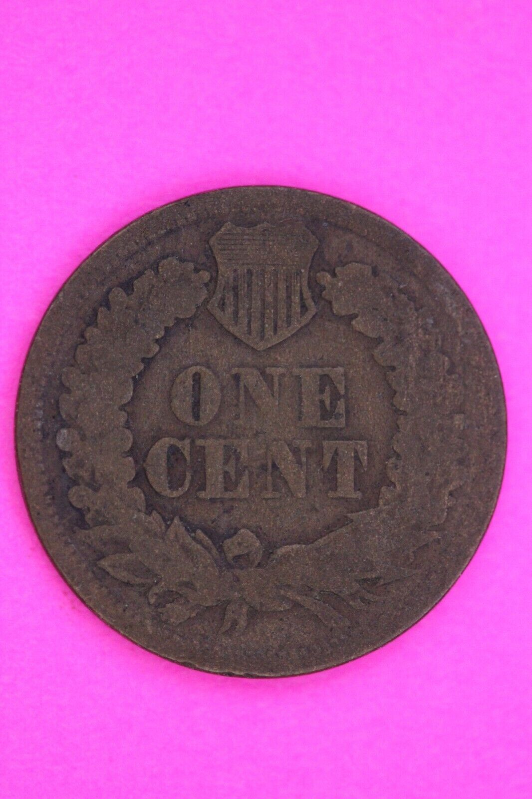 1865 Fancy 5 Indian Head Cent Penny Scarce Early Type Exact Coin Shown 330