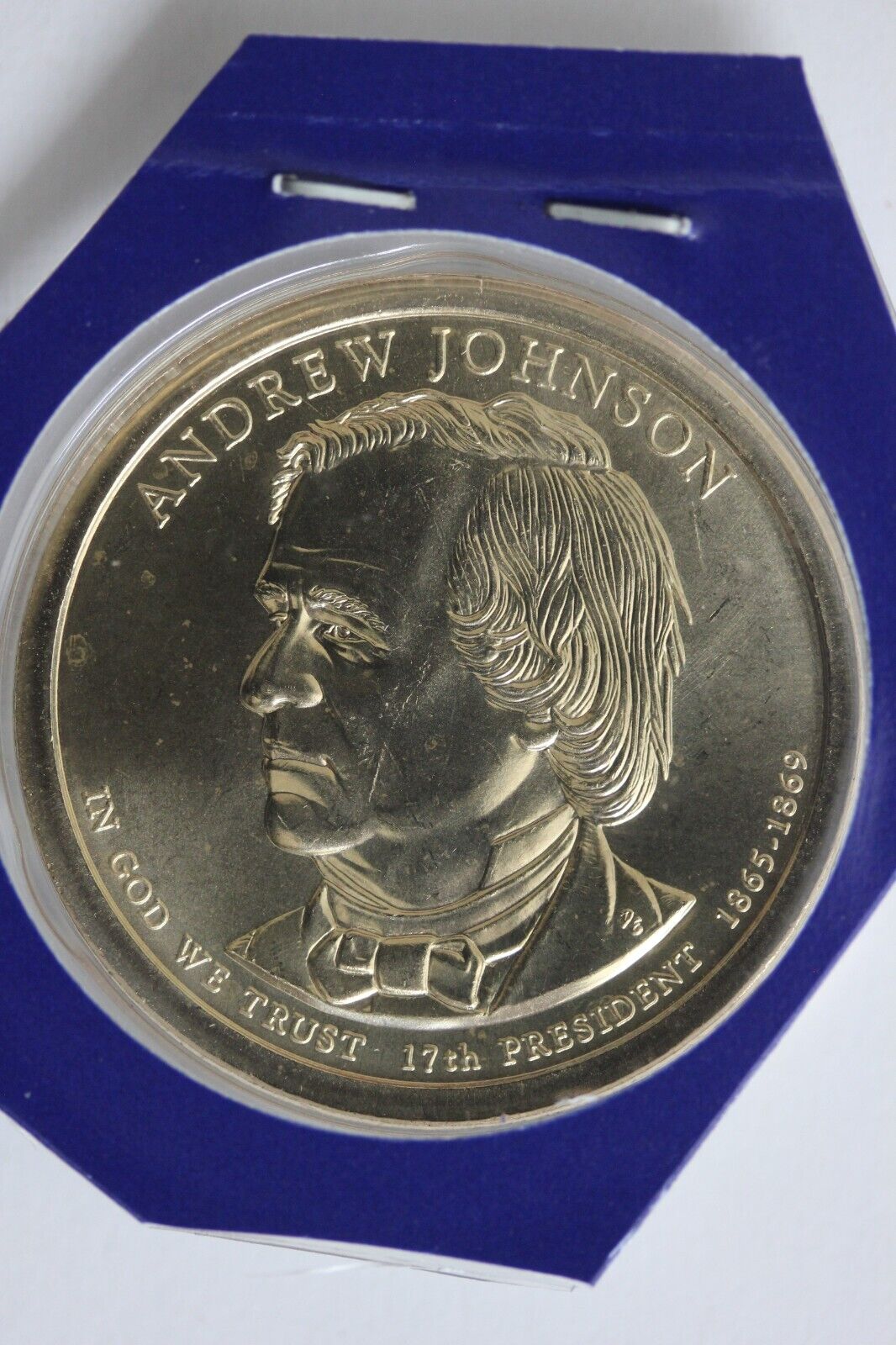 Gem BU 2011 P Andrew Johnson Presidential Dollar Mint Cello Exact Coin TOM 88