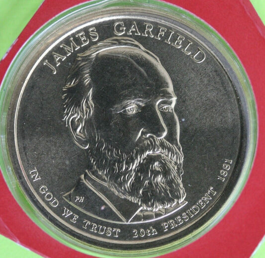 Gem BU 2011 D James Garfield Presidential Dollar In Mint Cello Exact Coin TOM 31